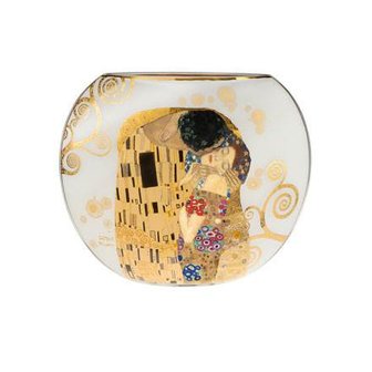 Goebel - Gustav Klimt | Vaas De Kus 35 | Artis Orbis - glas - 35cm - met echt goud