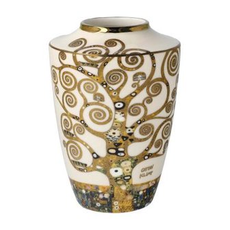  Goebel-Gustav Klimt | Vase L&#039;Arbre de Vie mini | Porcelaine - 12cm