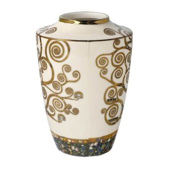  Goebel-Gustav Klimt | Vase L&#039;Arbre de Vie mini | Porcelaine - 12cm