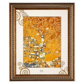 Goebel&reg; - Gustav Klimt | Schilderij &quot;De levensboom&quot; | Limited Edition