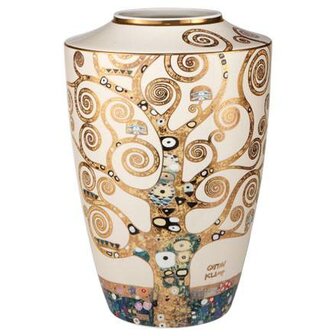 Goebel-Gustav Klimt | Vase L&#039;Arbre de Vie 41 | Artis Orbis - porcelaine - 41 cm - &Eacute;dition limit&eacute;e - avec de l&#039;or v&eacute;ritable