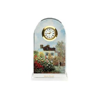 Goebel&reg; - Claude Monet | Tafel Klok &quot;Het kunstenaarshuis&quot; | Glas, 11cm