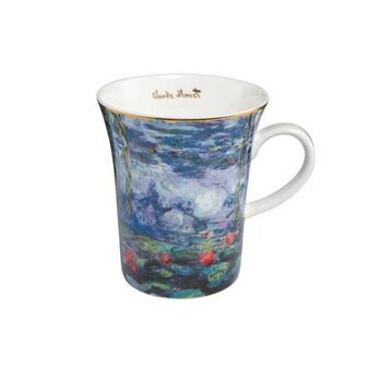 Goebel - Claude Monet | Kaffee-/Teebecher Seerosen mit Weide | Tasse - Porzellan - 400ml