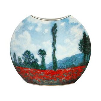 Goebel - Claude Monet | Vase Tulip field / poppy field 35 | Artis Orbis - porcelain - 35 cm