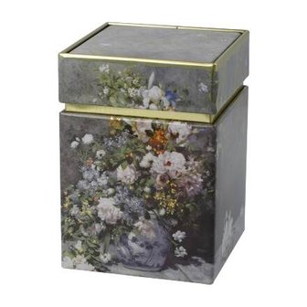 Goebel - Auguste Renoir | Theedoos Lente bloemen | Bewaardoos - 11cm - Artis Orbis