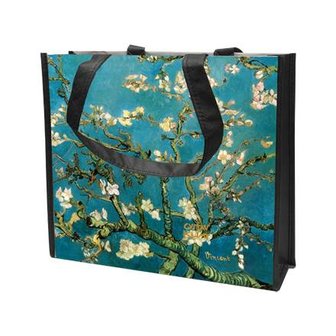 Goebel - Vincent van Gogh | Boodschappentas Amandelboom | Shopper - 37cm