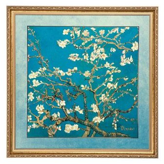 Mandelbaum Blau - Wandbild