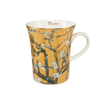 Goebel - Vincent van Gogh | Koffie / Thee Mok Amandelboom Goud | Beker - porselein - 400ml