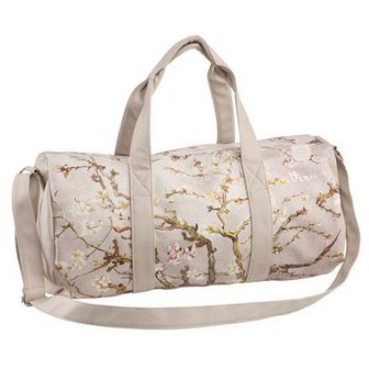 Goebel - Vincent van Gogh | Bag Almond Tree Silver | Travel bag - 50cm - artificial leather
