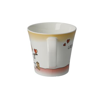 Goebel - Der kleine Yogi | Koffie / Thee Mok Du bist mein Liebling | Beker - porselein - 350ml - 2 stuks