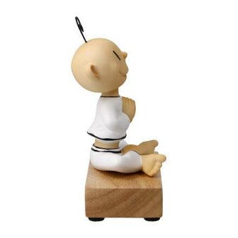 Goebel - The Little Yogi | Decorative statue / figure Ich begr&uuml;&szlig;e den Tag | Porcelain - 13cm