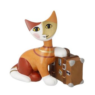 Goebel - Rosina Wachtmeister | Decoratief beeld / figuur Villeggiatura estiva | Porselein - 10cm - 2020