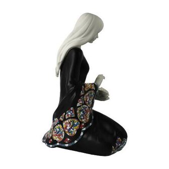 Goebel - Nadal | Decoratief beeld / figuur Elegance with Flower | Polyresin - 30cm