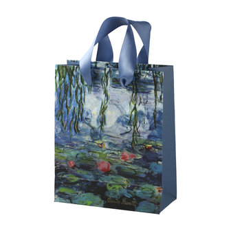 Sac cadeau design al&eacute;atoire - Gustav Klimt / Vincent van Gogh / Claude Monet