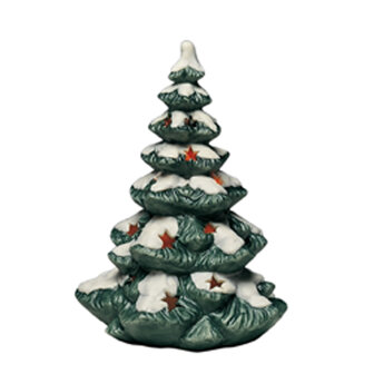  Goebel - Christmas | Decorative statue / figure Lichtjesboom | Earthenware - 18 cm - Christmas tree
