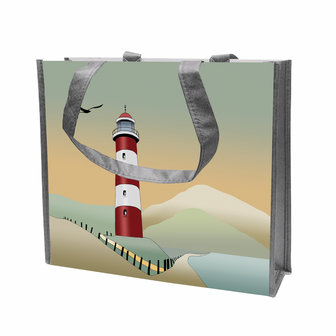 Goebel - Scandic Home | Boodschappentas Lighthouse | Shopper - 37cm