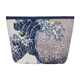 Goebel - Katsushika Hokusai | Tas De Golf | Make-up tas - 25cm - Stof