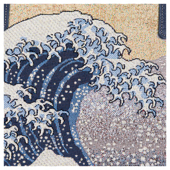 Goebel - Katsushika Hokusai | Sac La Vague | Sac bandouli&egrave;re - 38cm - Tissu