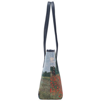  Goebel-Claude Monet | Sac Champ de Coquelicots | Sac bandouli&egrave;re - 38cm - Tissu