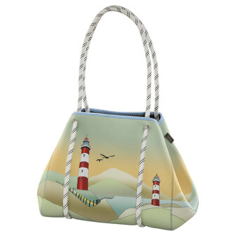 Goebel - Scandic Home | Bag Lighthouse | Handbag - 36cm - neoprene