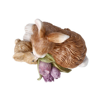 Goebel - Easter | Decorative statue / figure Hare Year Hare 2022 | Porcelain - 13cm - Limited Edition