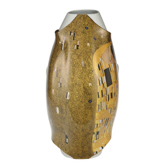 Goebel-Gustav Klimt | Vase Le Baiser 46 | Porcelaine - 46cm - &Eacute;dition limit&eacute;e - avec de l&#039;or v&eacute;ritable