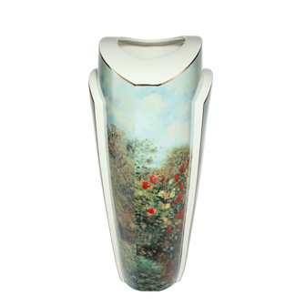 Goebel - Claude Monet | Vase The Artist&#039;s House 43 | Porcelain - 43cm - Limited Edition - with real gold