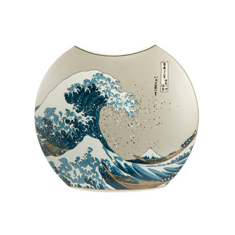 Goebel - Katsushika Hokusai | Vase La Vague 24 | Porcelaine - Artis Orbis - 24cm