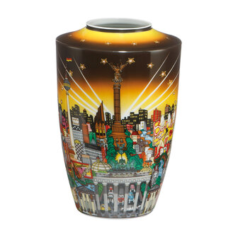 Goebel-Charles Fazzino | Vase Mon Berlin 24 | Pop Art - porcelaine - 24cm