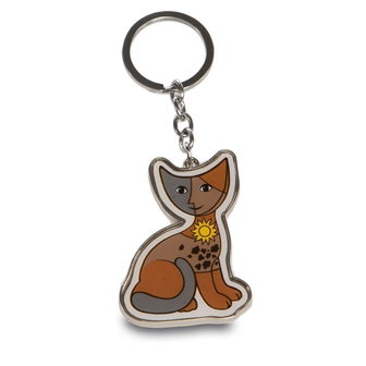 Goebel - Rosina Wachtmeister | Display Keychains Cats | 4 types - 24 pieces