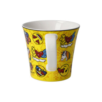 Goebel - Emoji par BRITTO | Mug - Tasse &agrave; caf&eacute;/th&eacute; Sentiments d&#039;&eacute;t&eacute; | Porcelaine - 350ml