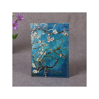 Dutch masters passport folder Almond tree Vincent van Gogh
