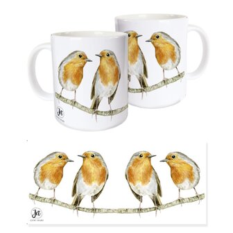 Jet Illustrations Coffee/Tea Mug 001 Robin