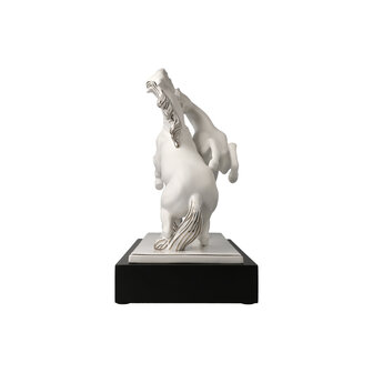 Goebel - Studio 8 | Decoratief beeld / figuur Paarden | Porselein - 32cm - met platina