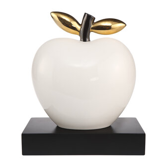Goebel - Studio 8 | Decorative statue / figure Apple | Porcelain - 28cm - Limited Edition - with real gold