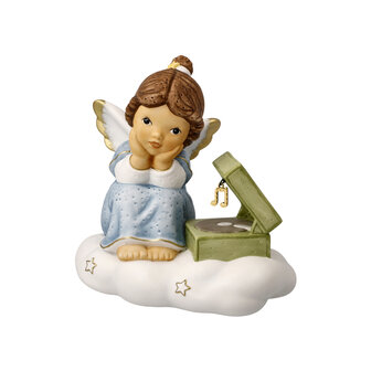 Goebel - Nina &amp; Marco | Decorative statue / figure Angel Heavenly melody | Porcelain - 14cm - Christmas - Limited Edition