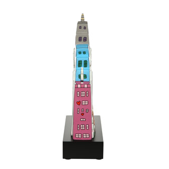 Goebel - James Rizzi | Decorative statue / figure Summer in the City | Porcelain - 35cm - Limited Edition