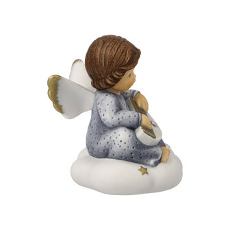 Goebel - Nina &amp; Marco | Decorative image / figure Angel Heavenly sounds | Porcelain - 9cm - Christmas