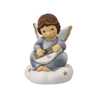 Goebel - Nina &amp; Marco | Decorative image / figure Angel Heavenly sounds | Porcelain - 9cm - Christmas