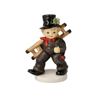 Goebel - Christmas | Decorative statue / figure Chimney sweep with clover | Porcelain - 12cm