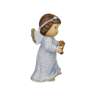 Goebel - Nina &amp; Marco | Decorative statue / figure Angel Jingle bell | Porcelain - 10cm - Christmas