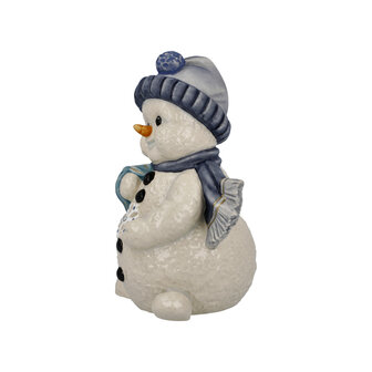Goebel - Christmas | Decorative image / figure Snowman My snowflake | Pottery - 11cm