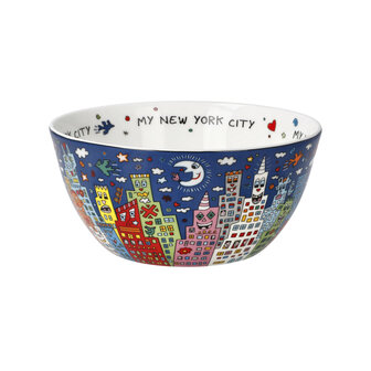 Goebel - James Rizzi | Come My New York City Night | Dish - 15 cm - porcelain
