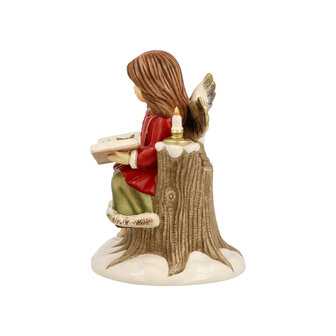 Goebel - Christmas | Decorative statue / figure Angel Small Christmas story | Pottery - 14cm