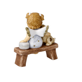 Goebel - Nina &amp; Marco | Decorative statue / figure Angel treats in the bakery | Porcelain - 10cm