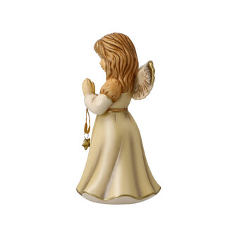 Goebel - Christmas | Decorative statue / figure Angel celestial star II | Pottery - 14cm
