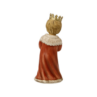 Goebel - No&euml;l | Statue d&eacute;corative / figurine cr&egrave;che Melchior | Poterie - 12cm