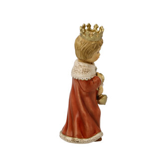 Goebel - No&euml;l | Statue d&eacute;corative / figurine cr&egrave;che Melchior | Poterie - 12cm
