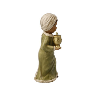 Goebel - No&euml;l | Statue d&eacute;corative / figurine cr&egrave;che Kaspar | Poterie - 11cm