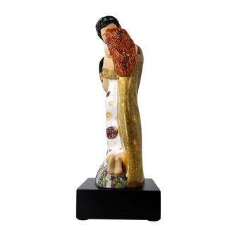 Goebel - Gustav Klimt | Decoratief beeld / figuur De Kus | Porselein - 33cm - Limited Edition - met echt goud